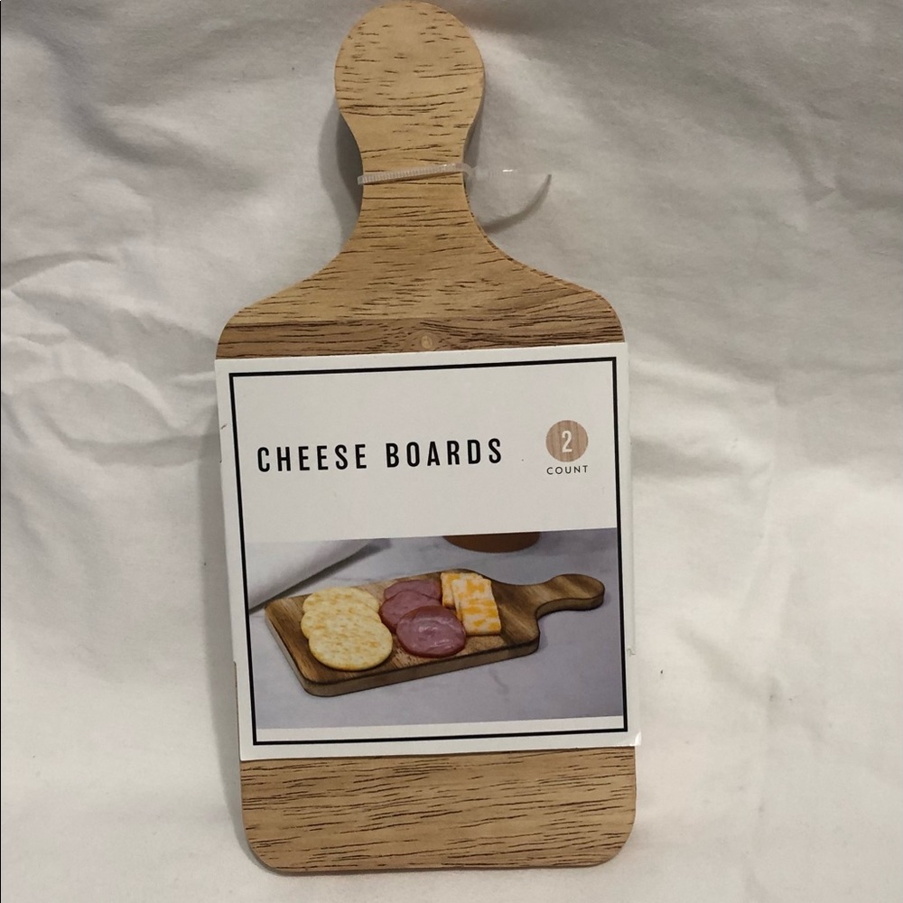 2PK Cheese Boards 8-1/2 L 4” W